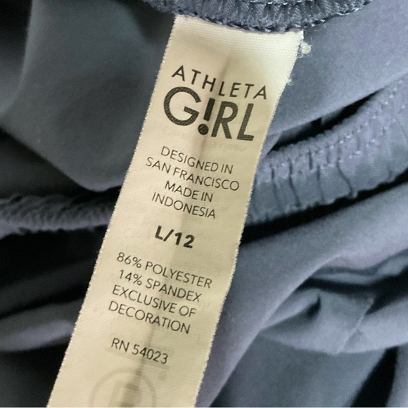 Athleta Girl Unlined High Jump Jogger Sz L Midieval Violet Stretch Athletic Acti - Picture 12 of 12